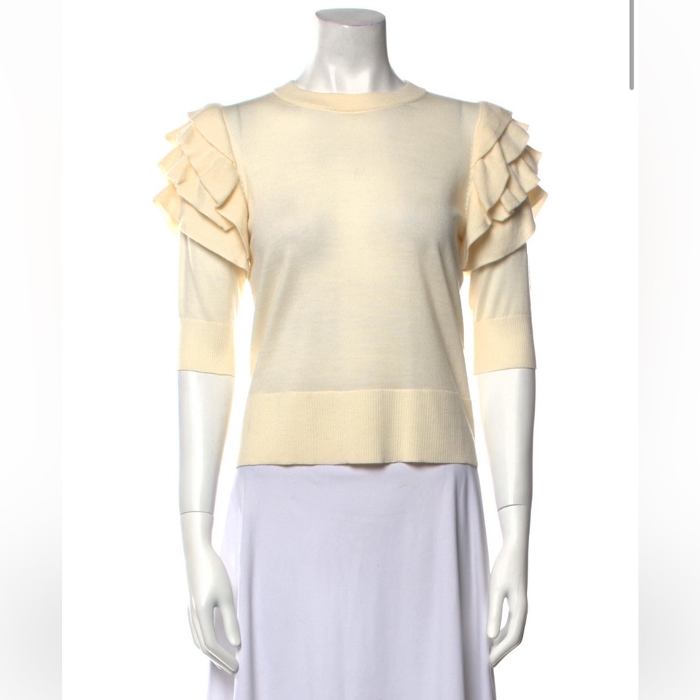 Veronica Beard Short Sleeve Sweater